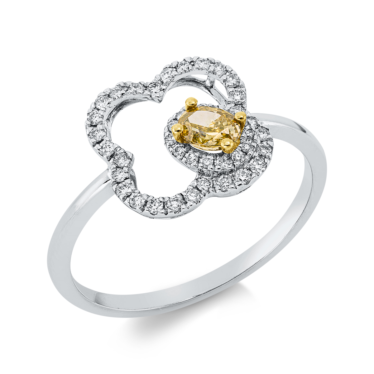 Ring 18 kt WG+GG