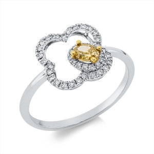 Ring 18 kt WG+GG