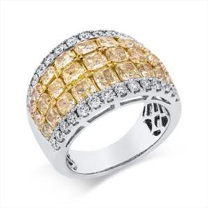 Ring 18 kt WG+GG