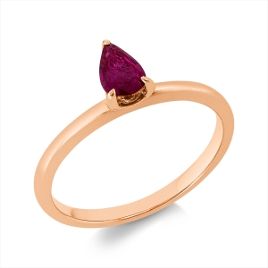 Ring 3er-Krappe 18 kt RG Tropfen