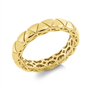 Ring  18kt Gelbgold poliert mit 0,00ct Diamanten