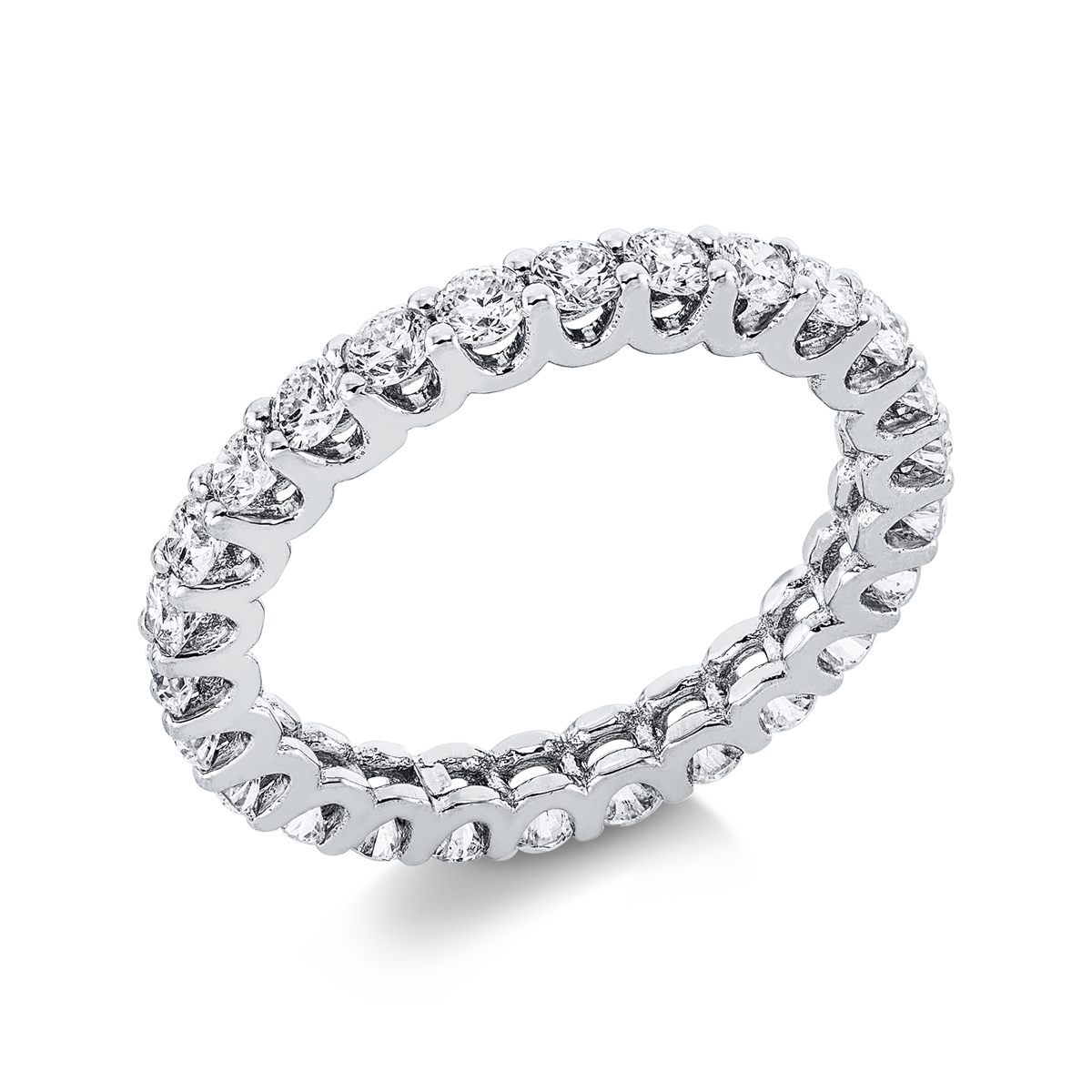 Infinity Memoire Ring  18kt Weißgold mit 1,36ct Diamanten