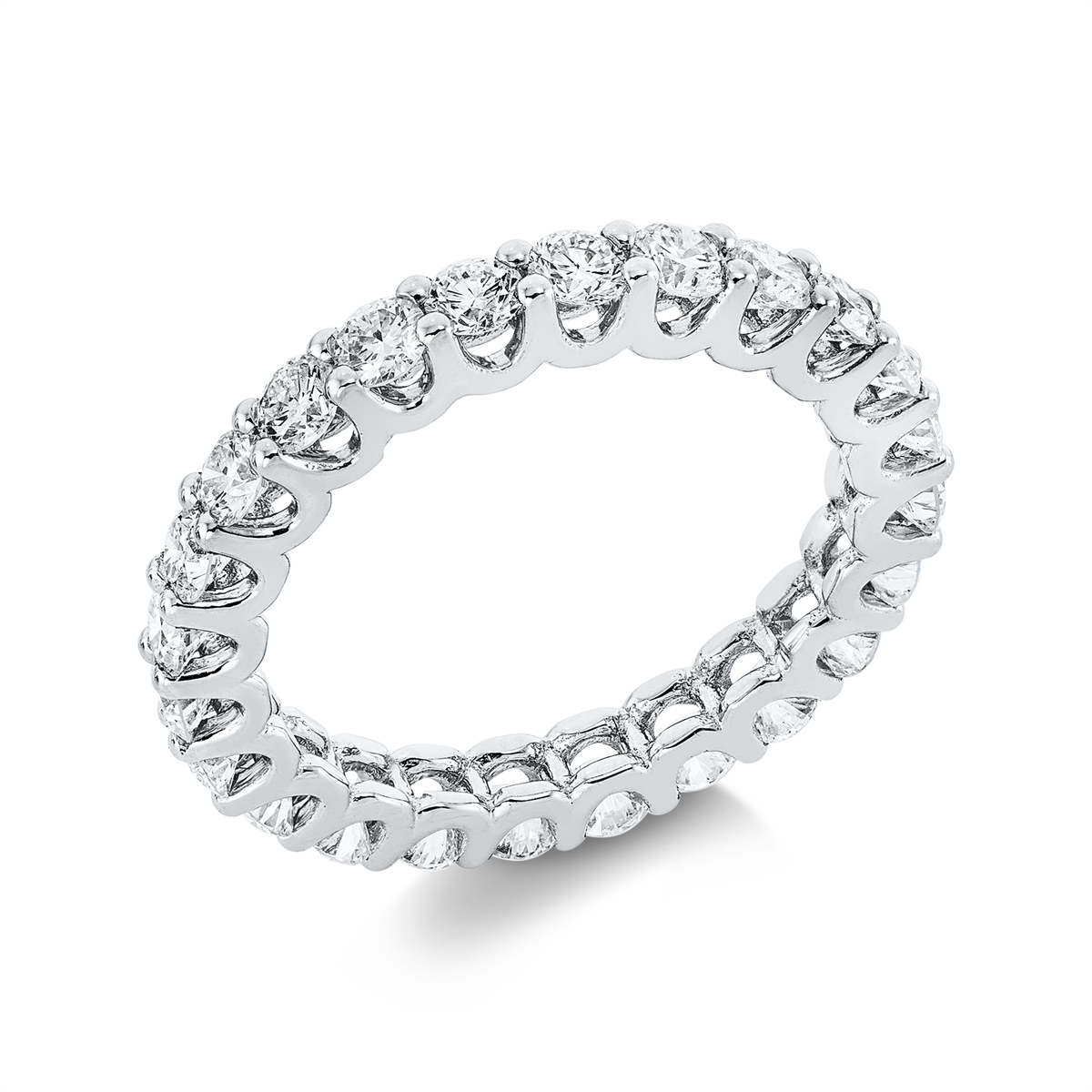 Infinity Memoire Ring  18kt Weißgold mit 1,73ct Diamanten