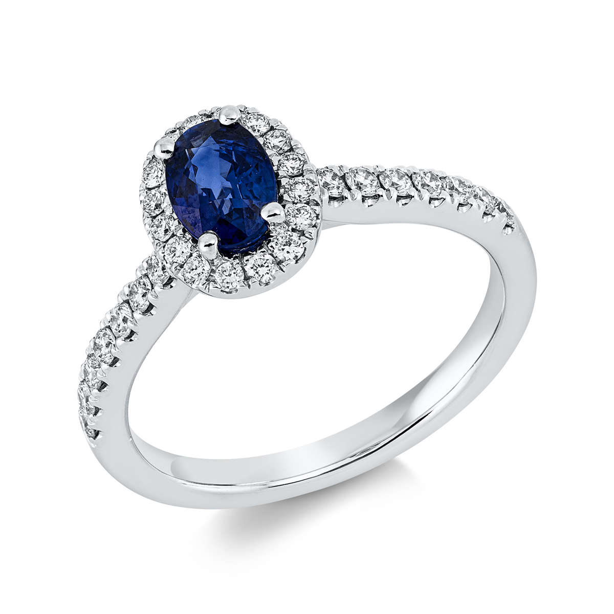 Ring 4er-Krappe 18 kt WG