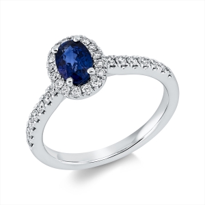 Ring 4er-Krappe 18 kt WG