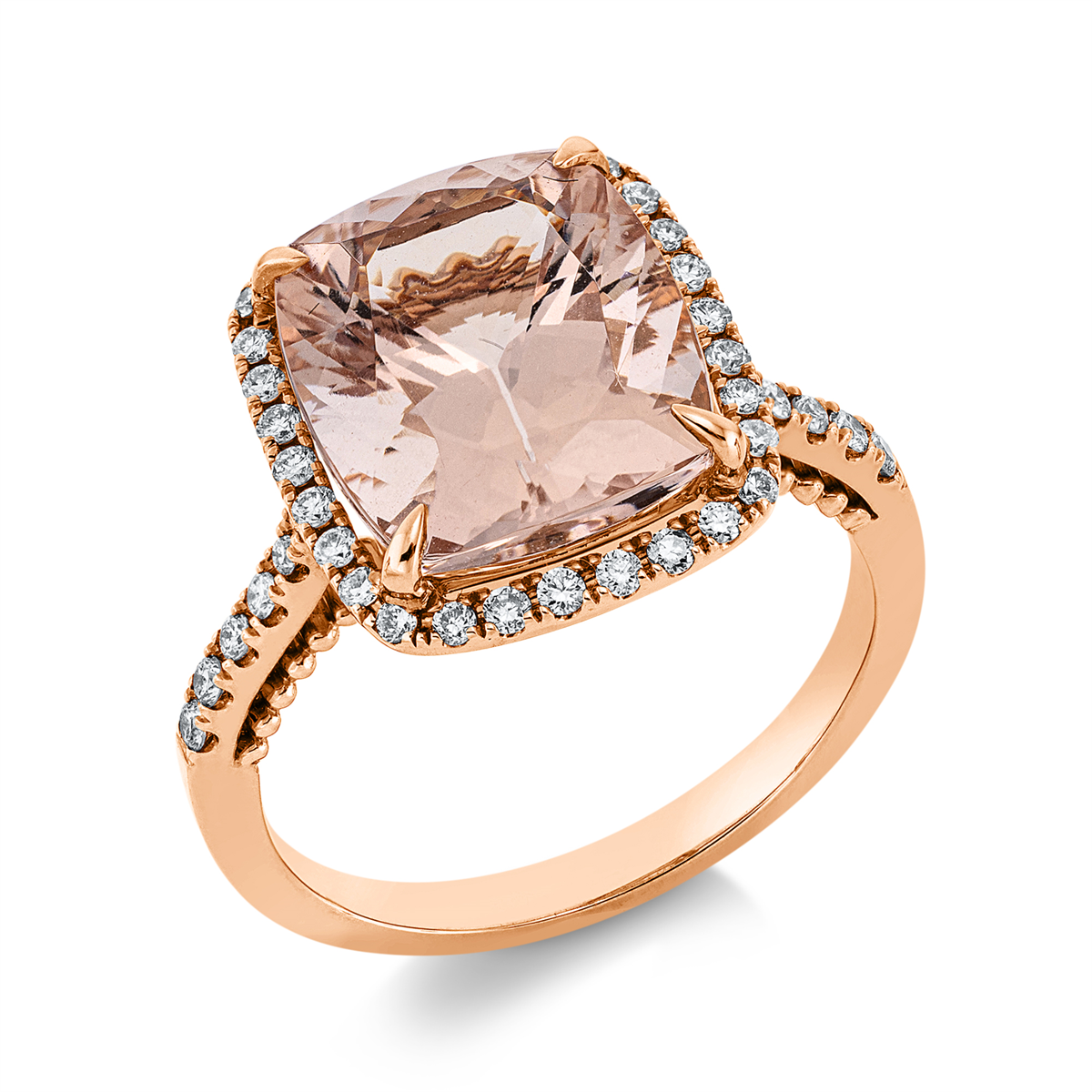 Ring 4er-Krappe 18 kt RG