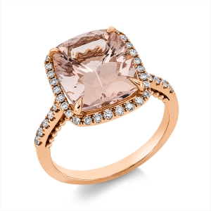 Ring 4er-Krappe 18 kt RG