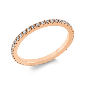 Infinity Memoire Ring  18kt Rotgold mit 0,41ct Diamanten