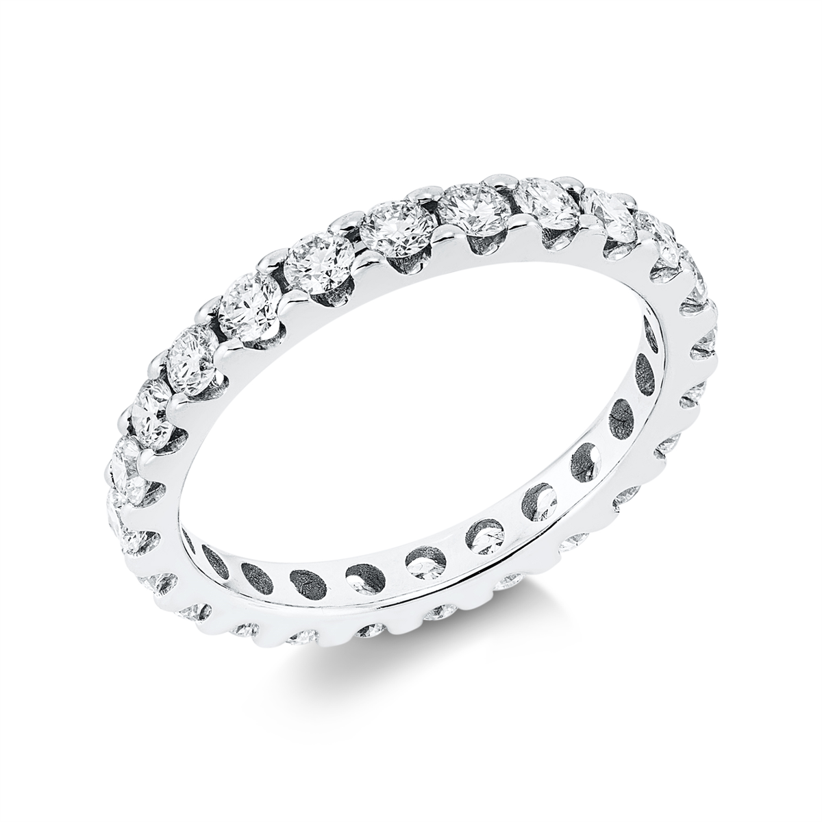 Infinity Memoire Ring  18kt Weißgold mit 1,27ct Diamanten