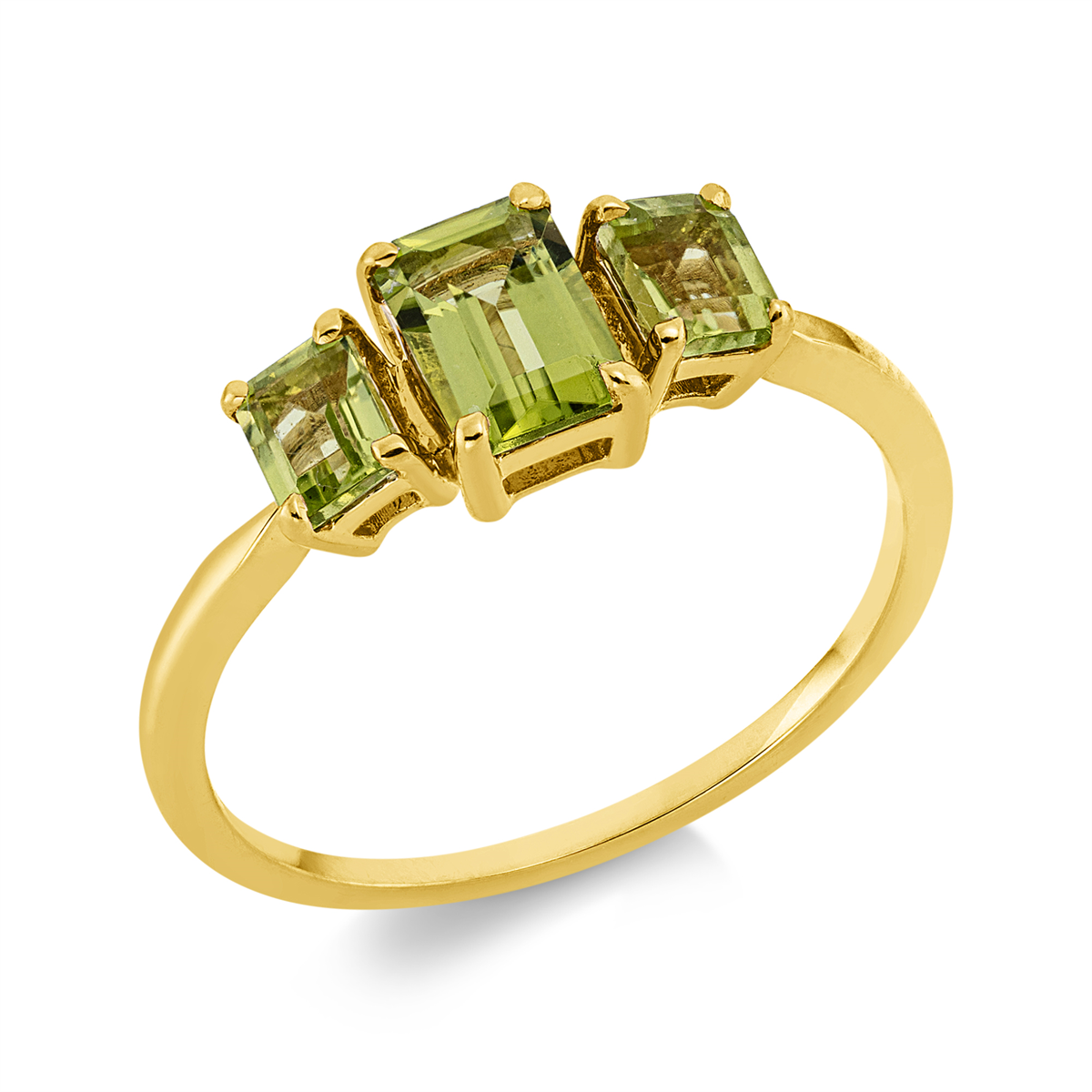 Ring 4er-Krappe 18 kt GG