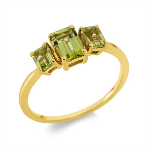 Ring 4er-Krappe 18 kt GG