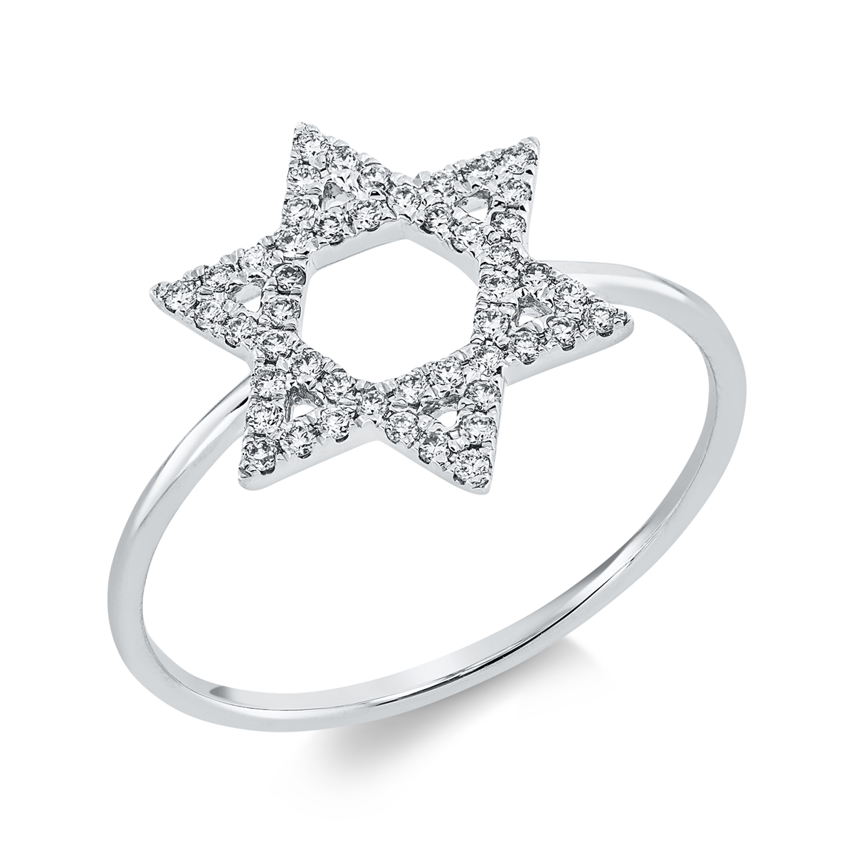 Ring 18 kt WG Stern