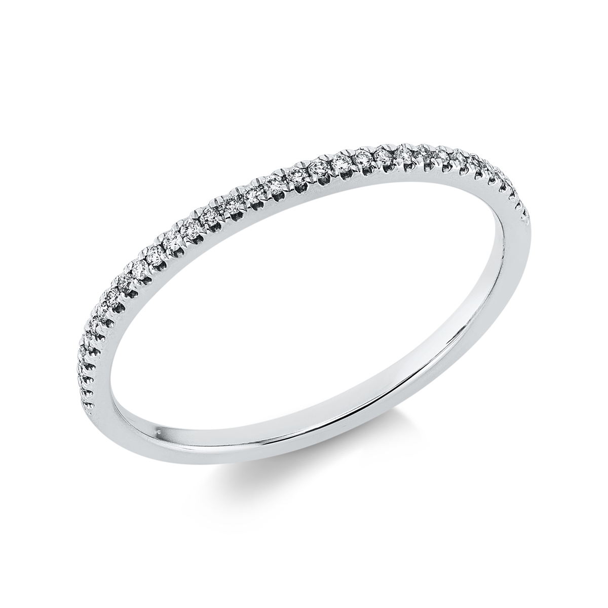 Infinity Memoire Ring  18kt Weißgold mit 0,10ct Diamanten
