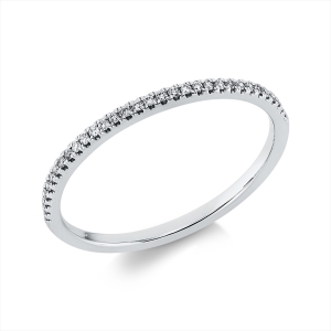 Infinity Memoire Ring  18kt Weißgold mit 0,10ct Diamanten