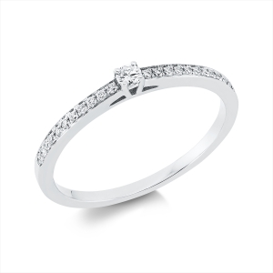 Ring 4er-Krappe 18 kt WG