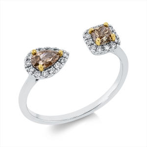 Ring 18 kt WG+GG+RG