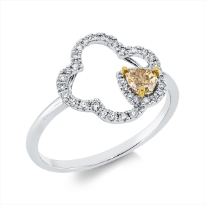 Ring 18 kt WG+GG