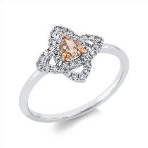 Ring 18 kt WG+RG