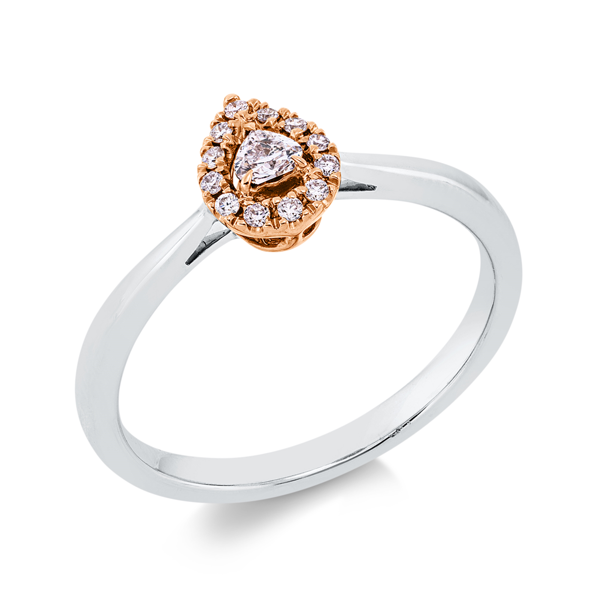 Ring 18 kt WG+RG