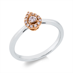 Ring 18 kt WG+RG