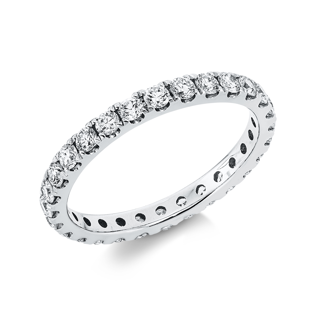 Infinity Memoire Ring  18kt Weißgold mit 1,00ct Diamanten