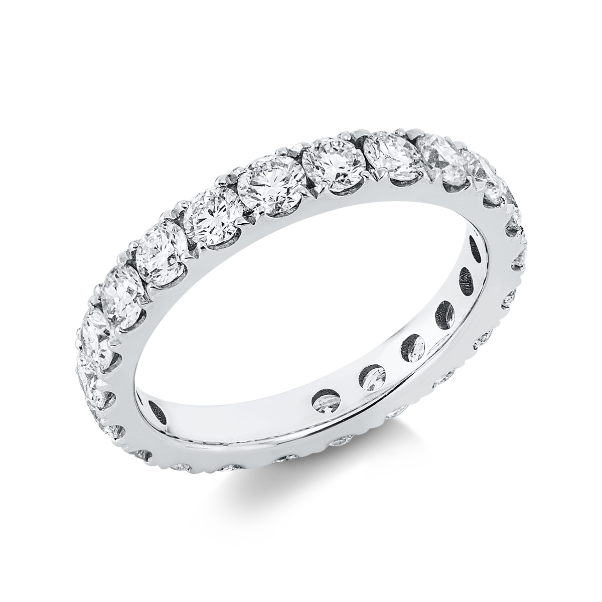 Infinity Memoire Ring  18kt Weißgold mit 2,00ct Diamanten
