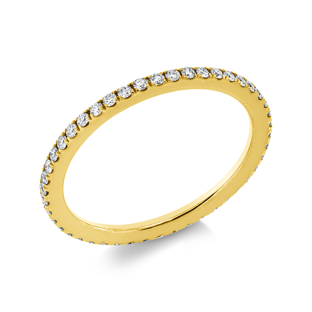 Infinity Memoire Ring  18kt Gelbgold mit 0,35ct Diamanten