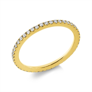 Infinity Memoire Ring  18kt Gelbgold mit 0,35ct Diamanten