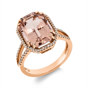 Ring 4er-Krappe 18 kt RG