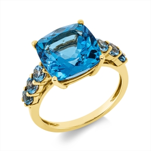 Ring 4er-Krappe 18 kt GG