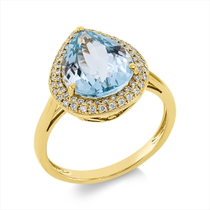 Ring 3er-Krappe 18 kt GG