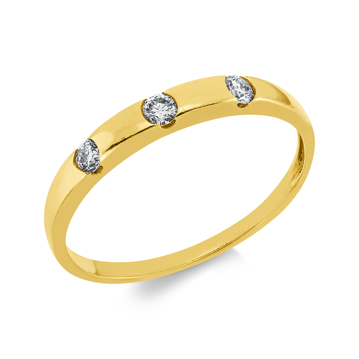 Ring Zarge 14 kt GG