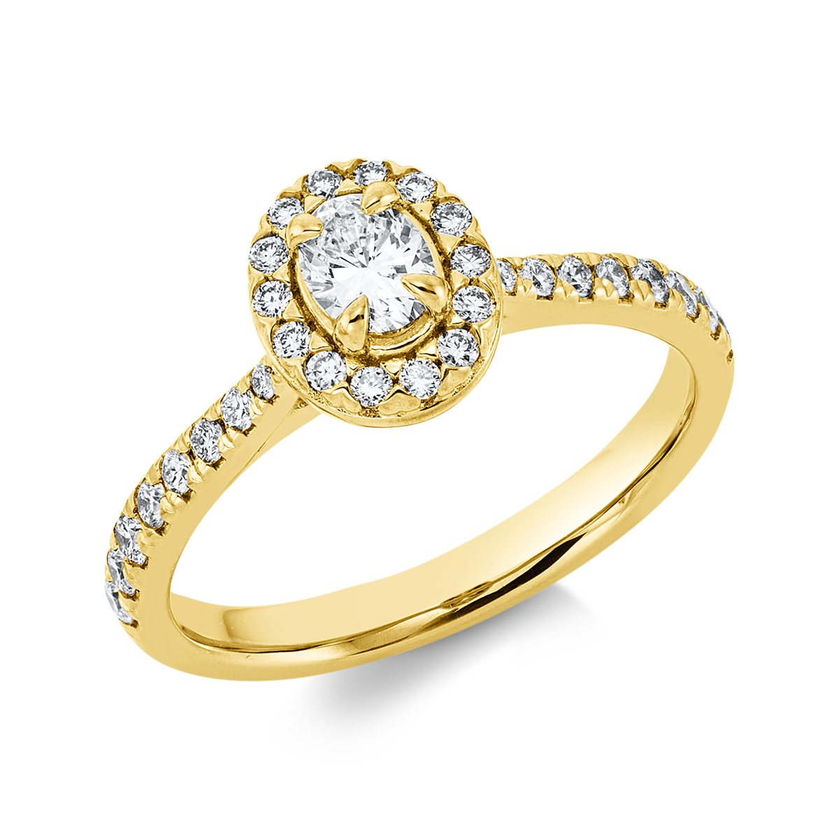 Ring 18 kt GG Oval