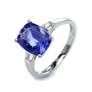 Ring 4er-Krappe 14 kt WG