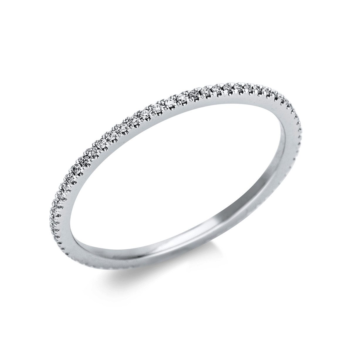 Infinity Memoire Ring  18kt Weißgold mit 0,13ct Diamanten