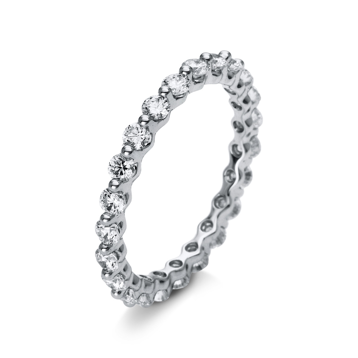 Infinity Memoire Ring  18kt Weißgold mit 1,12ct Diamanten