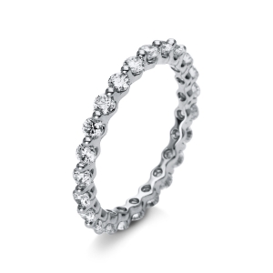 Infinity Memoire Ring  18kt Weißgold mit 1,12ct Diamanten