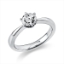 Solitaire Ring 6er-Krappe 14kt Weißgold GIA2215669418 mit 0,77ct Diamanten
