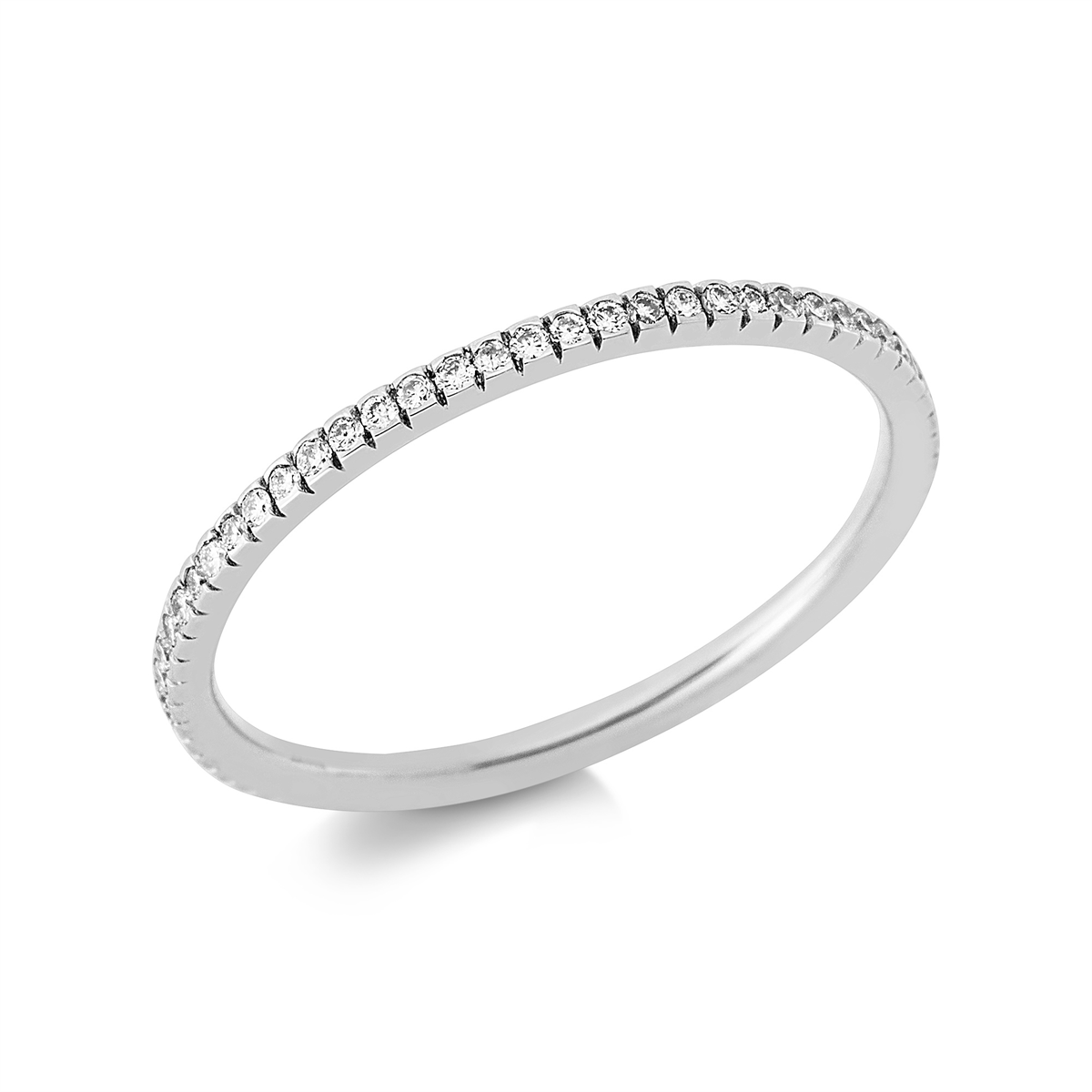 Infinity Memoire Ring  14kt Weißgold mit 0,16ct Diamanten