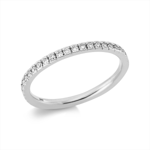 Infinity Memoire Ring  14kt Weißgold mit 0,42ct Diamanten