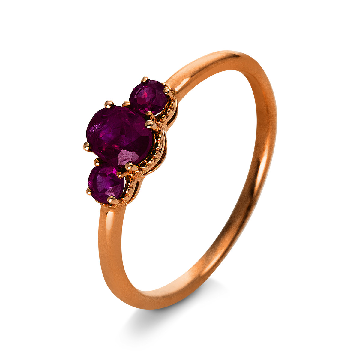 Ring 4er-Krappe 18 kt RG