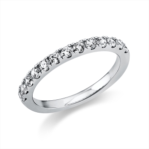 Memoire halb Ring  18kt Gelbgold mit 0,52ct Diamanten