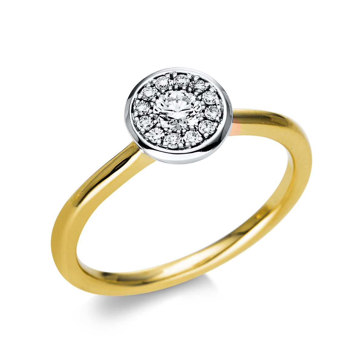 Ring 18 kt GG+WG