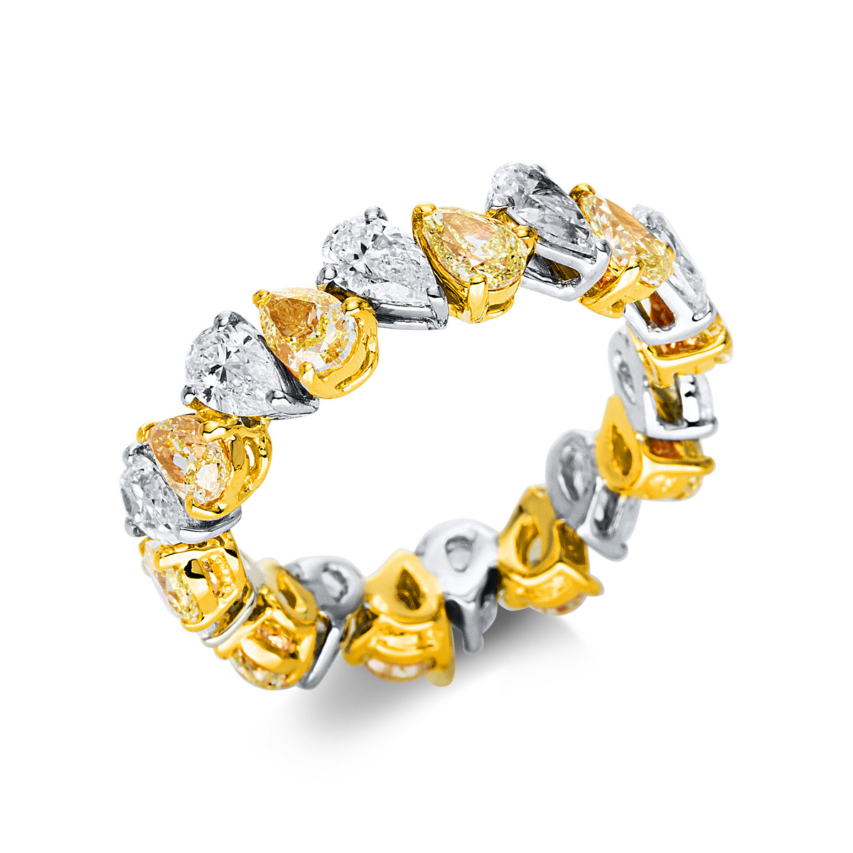 Ring 18 kt WG+GG