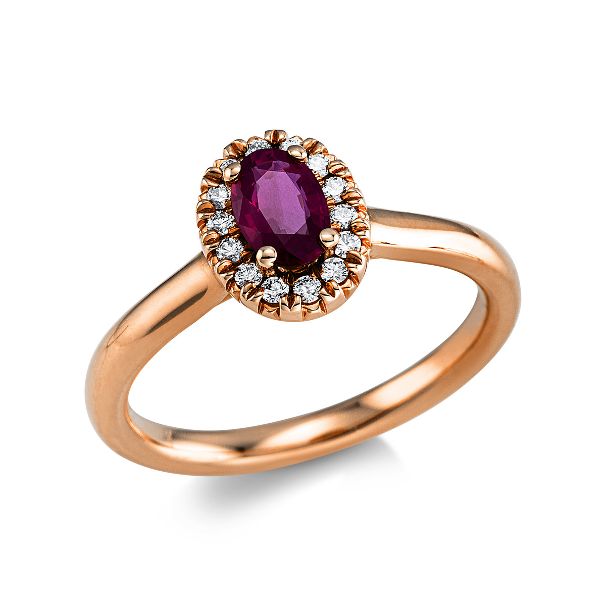 Ring 4er-Krappe 18 kt RG