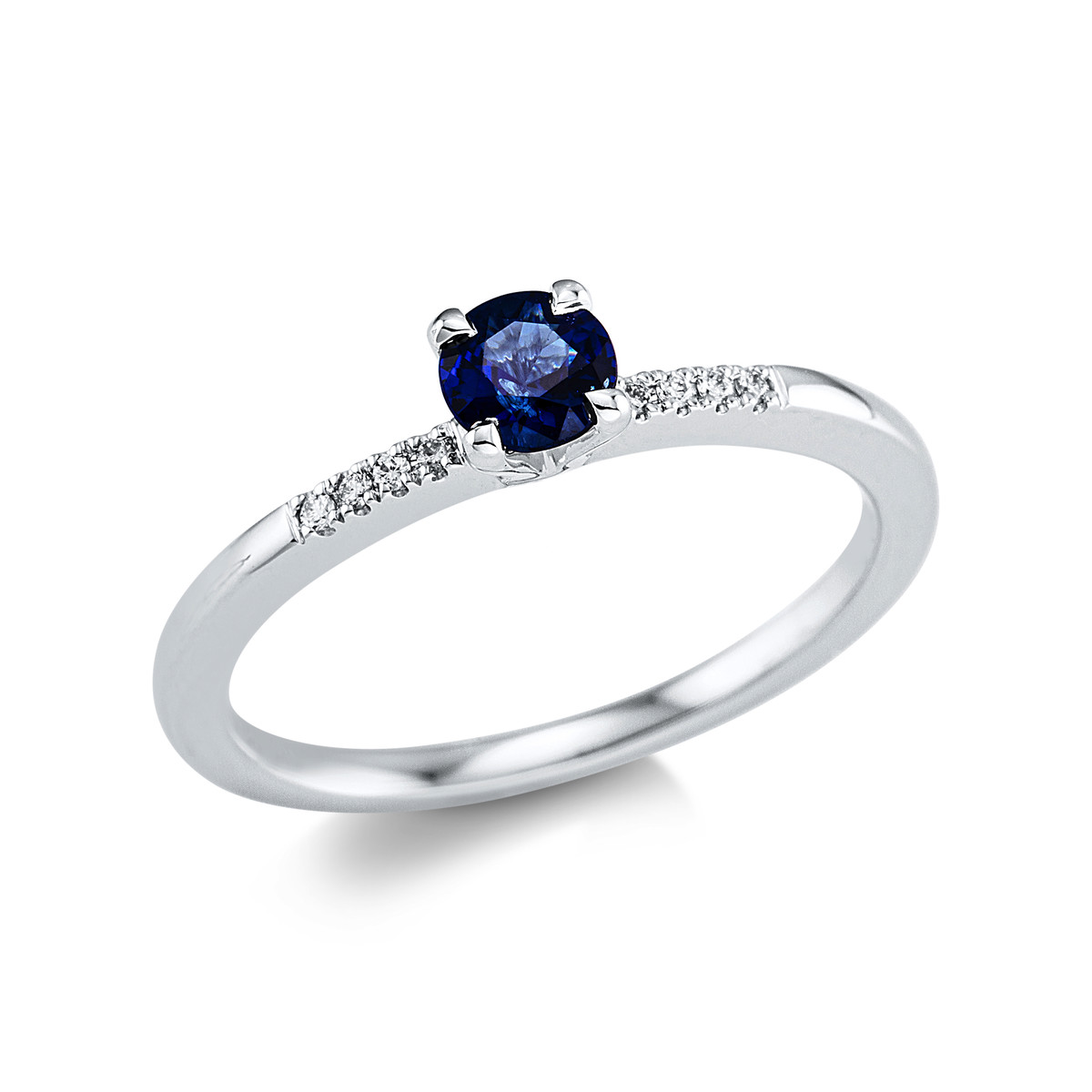 Ring 4er-Krappe 18 kt WG