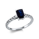 Ring 4er-Krappe 18 kt WG