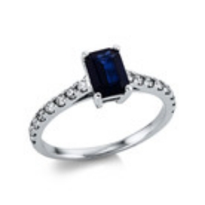 Ring 4er-Krappe 18 kt WG