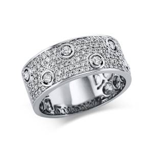 Pavé Ring  18kt Gelbgold mit 0,59ct Diamanten