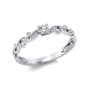 Ring 4er-Krappe 18 kt WG